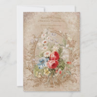 Chic Vintage Rosa francês Ephemera