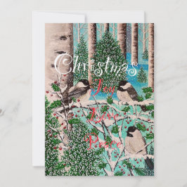 Cartão de Notas Chilreio de Chapim