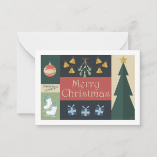 Cartão De Notas Christmas card