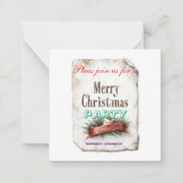 Cartão De Notas christmas invitations cards