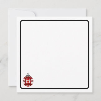Cartão De Notas Christmas ornament note card