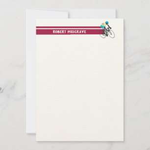Cartão De Notas Ciclista nº 2