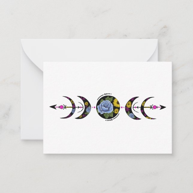 Cartão De Notas Ciclo da Natureza Inseparável (Frente)