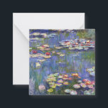 Cartão De Notas Claude Monet - Lírios/Ninfas<br><div class="desc">Lírios/Ninfas - Claude Monet,  1916</div>