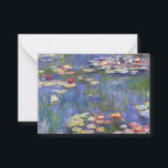 Cartão De Notas Claude Monet - Lírios/Ninfas<br><div class="desc">Lírios/Ninfas - Claude Monet,  1916</div>