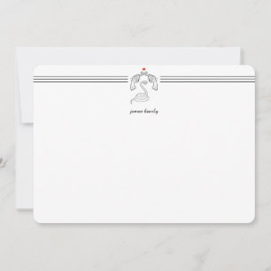 Cartão De Notas Cobras Personalizados N' Guns Placa Plana Papel de