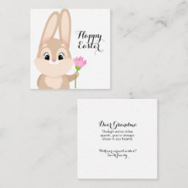 Cartão De Notas Coelhinho Bonito do felz pascoa