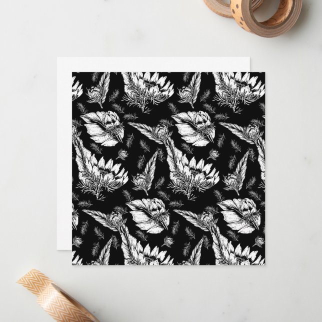 Cartão De Notas Colore seus próprios girassóis (Frente/Verso In Situ)