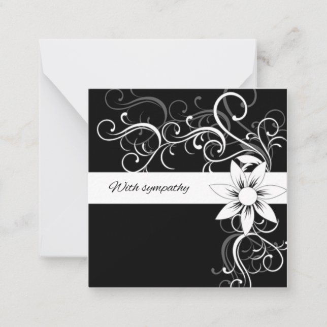 Cartão De Notas Com simpatia (Frente)