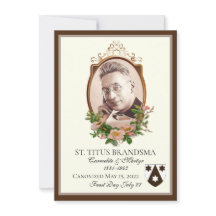 Comemoração da Canonização do santo Titus Brandsma