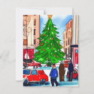 Cartão De Notas Compras de Natal