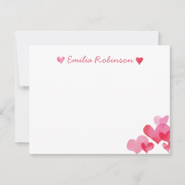 Cartão De Notas Conjunto de Papelaria Girls (Frente)