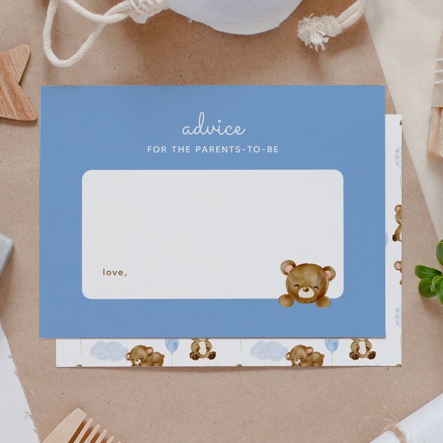 Cartão De Notas Conselhos de Parentalidade do Urso de Teddy (Criador carregado)