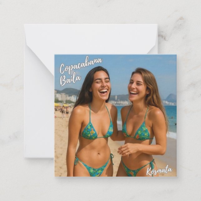 Cartão De Notas Copacabana Baila - Kuvert (Frente)