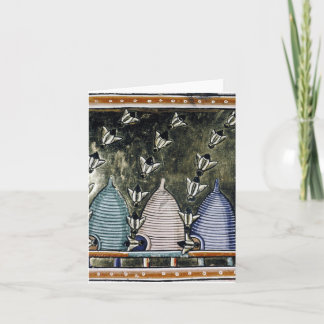 Cartão De Notas COR DO CHEIO da placa de anotação dobrada, 4" x 5,