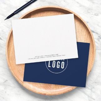 Cartão De Notas Cor Personalizada Minimalista Moderna Adicionar Lo