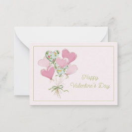 Cartão De Notas Coração