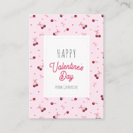 Cartão De Notas Corações Vermelhos Lindos Feliz dia dos namorados 