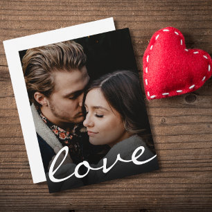 Cartão De Notas Costume Romântico de Foto de Amor Torne-o ÚNico