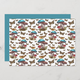 Cartão De Notas Cottagecore Floral Botanical Note Card