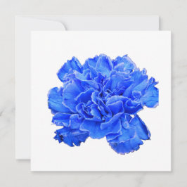 Cartão De Notas Cravo Azul Serenidade – Nota Floral Vibrante