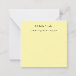 Cartão De Notas Cream Cores Profissionais Clássicas Exclusivas