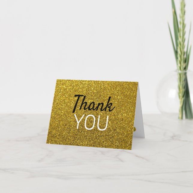 Cartão De Notas Create Your Own Golden Folded Note Card (Frente)