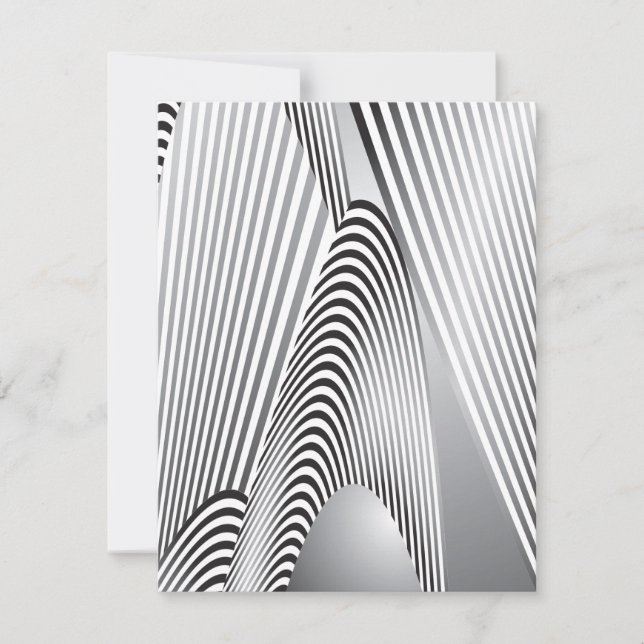 Cartão De Notas Criação de padrões de abstrato 3 (Frente)