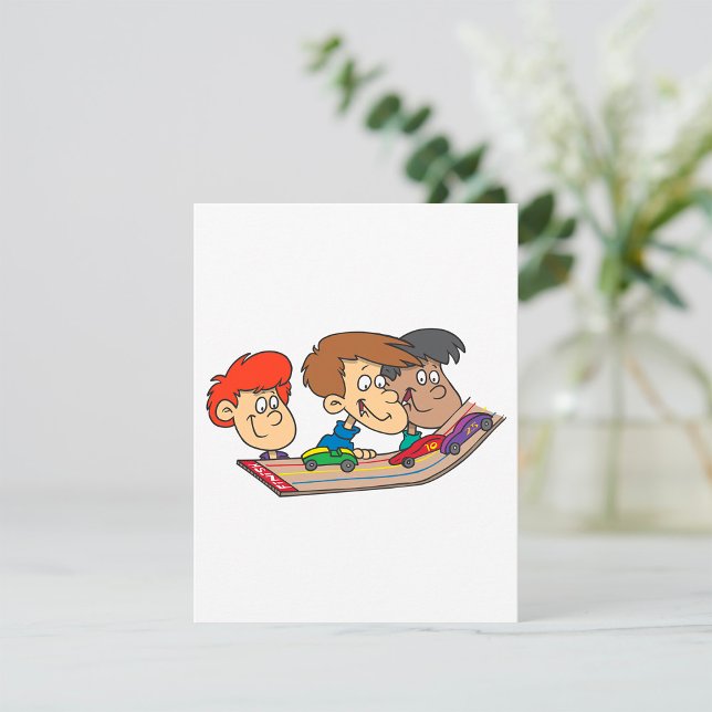 Cartão De Notas Crianças Pinewood Derby Car Race (Criador carregado)