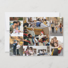 Cartão De Notas Crie seu próprio colagem de 9 fotos