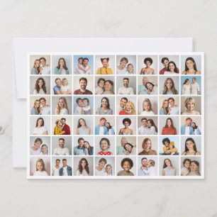 Cartão De Notas Crie Sua Própria Colagem de 48 Fotos