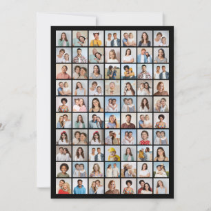 Cartão De Notas Crie Sua Própria Colagem de 70 Fotos