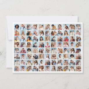 Cartão De Notas Crie Sua Própria Colagem de 88 Fotos