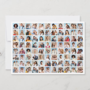 Cartão De Notas Crie Sua Própria Colagem de 88 Fotos