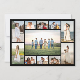Cartão De Notas Crie Sua Própria Colagem de Fotos 11 Flat