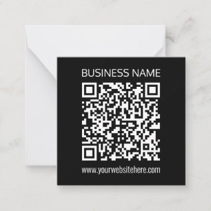 Cartão De Notas Crie um código QR instantaneamente com o URL do se