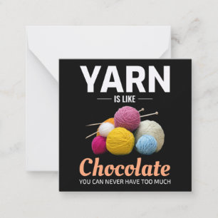 Cartão De Notas Crocheting Crochet Chocolate Knitting Crochet
