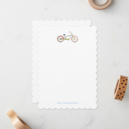 Cartão De Notas "Cruiser" Bike personalizada