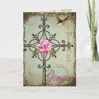 Cartão De Notas cruz