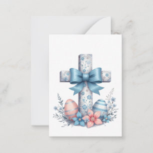 Cartão De Notas Cruz Floral Coquete Jesus Arco Religião Cristã