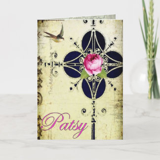 Cartão De Notas Cruzamento Patsy