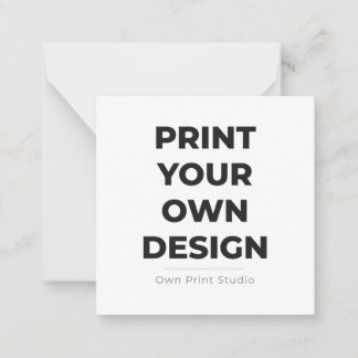 Cartão De Notas Custom Print Your Own | Printing My Own To Order