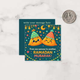 Cartão De Notas Cute Ramadan Mubarak 