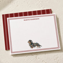 Dachshund Natal de Listra Burgundy Elegante
