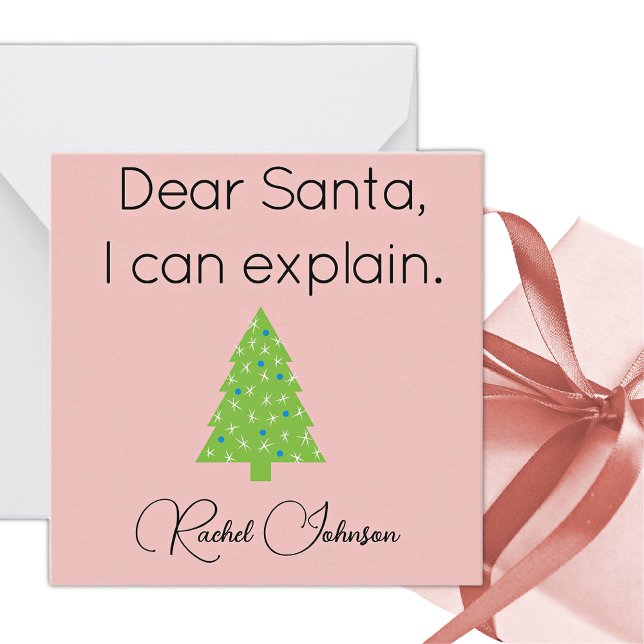Cartão De Notas Dear Santa Mini Christmas Gift Enclosure Card (Criador carregado)