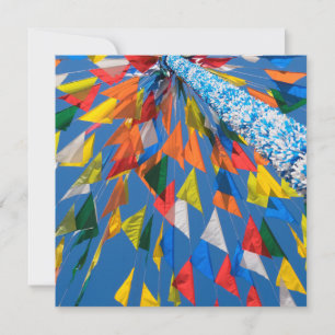 Cartão De Notas Decoração de Bandeira Triangular