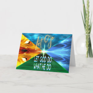 Cartão De Notas Deixe Deus Fazer O Que Ele Faz