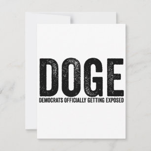 Cartão De Notas Democratas Oficialmente Expostos