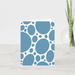 Cartão De Notas Denim Bule Bubbles
