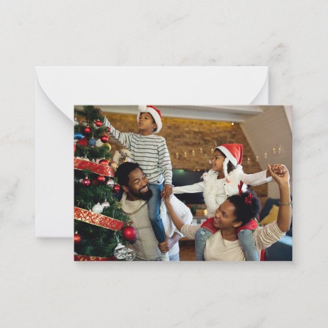 Cartão De Notas Desenhe Sua Própria Foto Única (Frente)